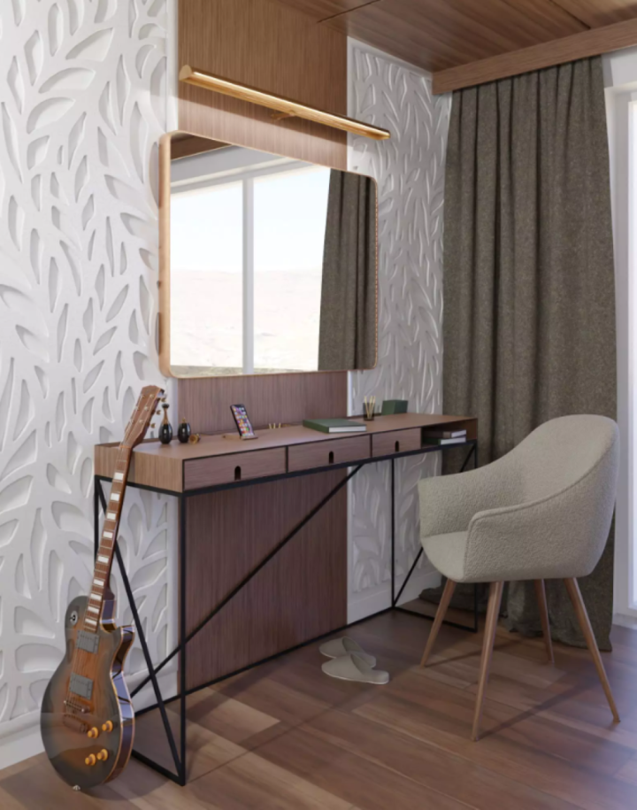 Alasta Loft veidrodis su braižyto aukso rėmeliu, Keturkampiai veidrodžiai, veidrodžiai Su rėmeliu